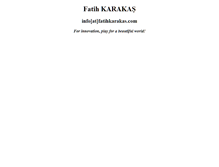 Tablet Screenshot of fatihkarakas.com